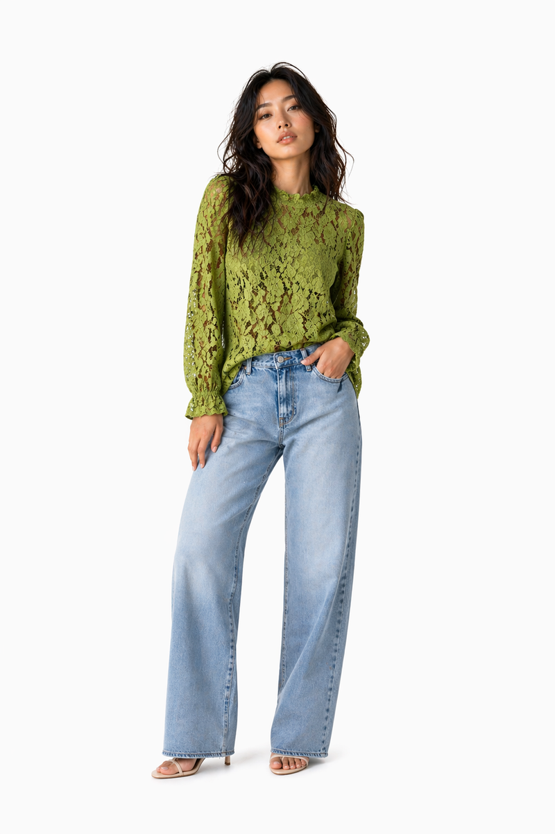 Blusa Encaje Floral
