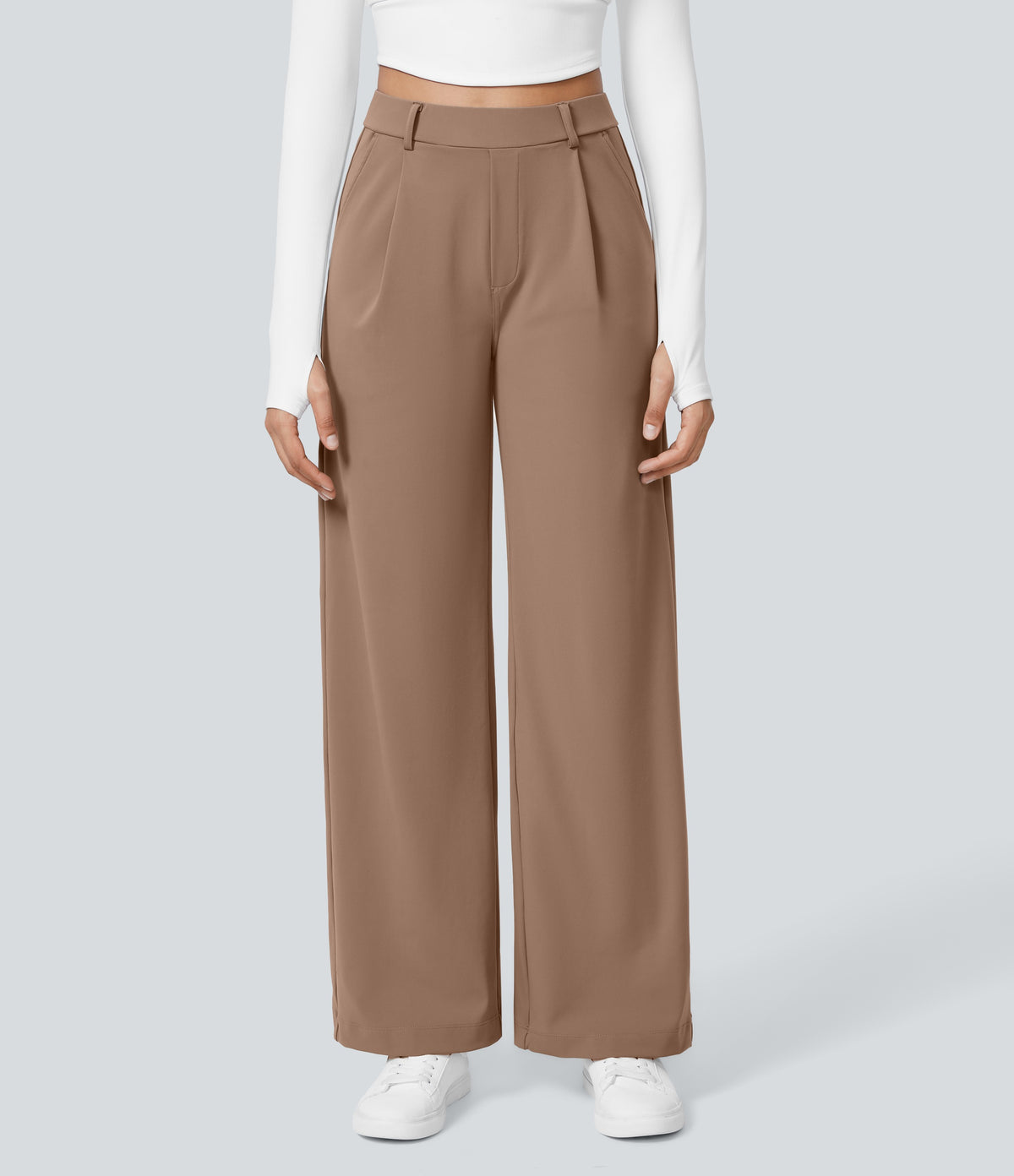 Pantalón Riviera Work de cintura alta con bolsillos